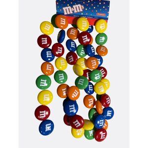 M&Ms Candy-Themed 6ft Garland Kurt S. Adler Licensed Ornament Decoration